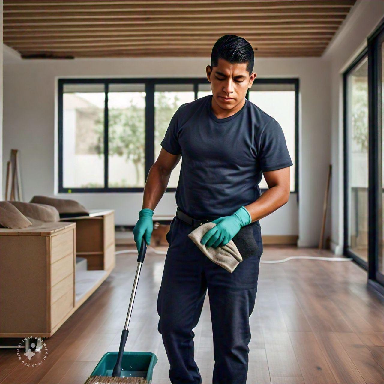 Unfurnished Living Room Cleaning
