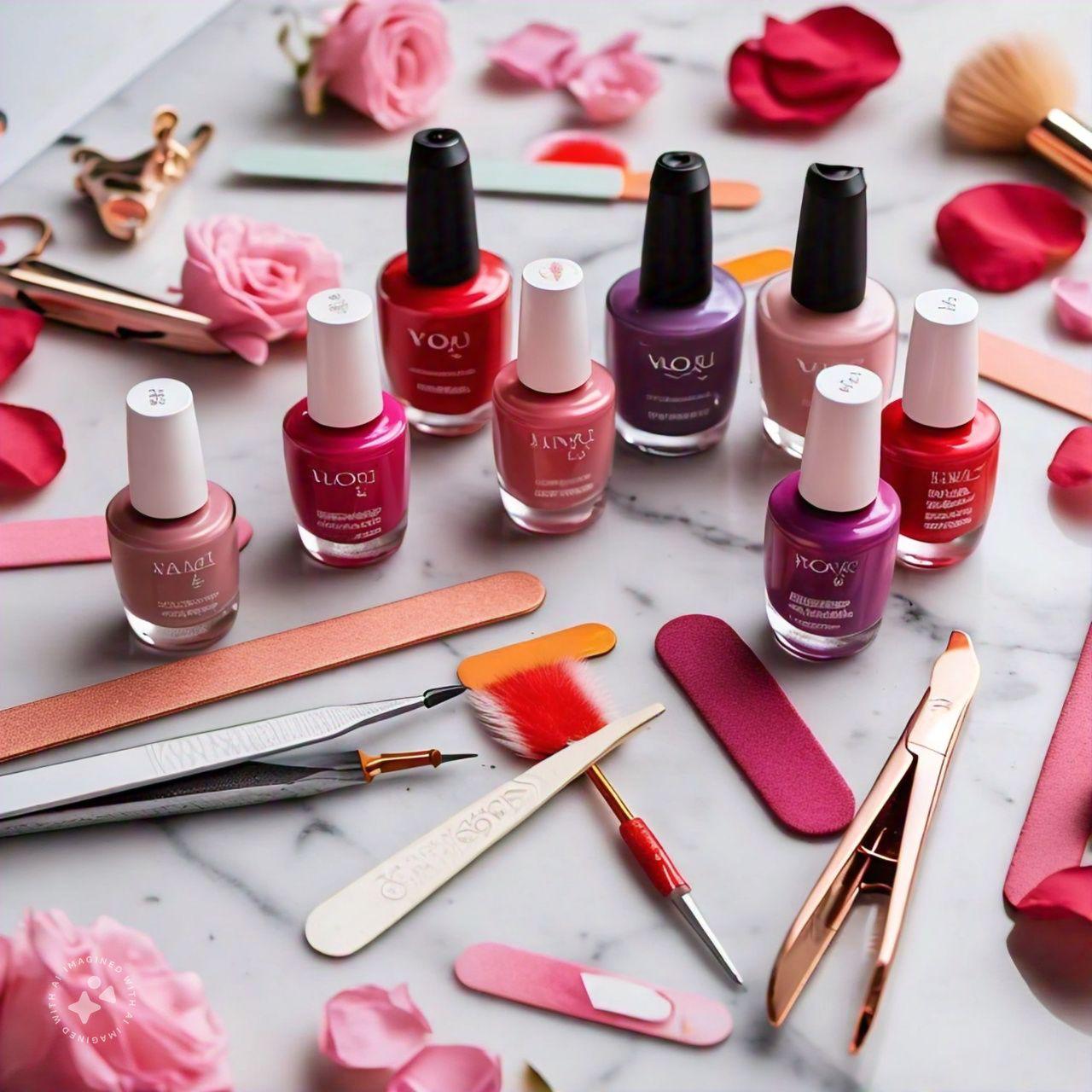 British rose Manicure