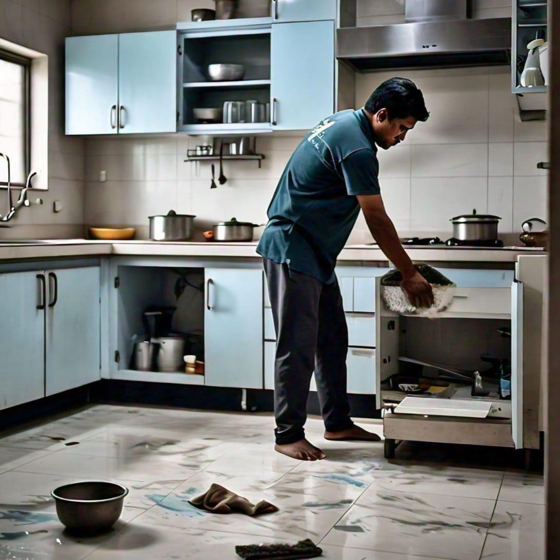 Occupied Kitchen Cleaning