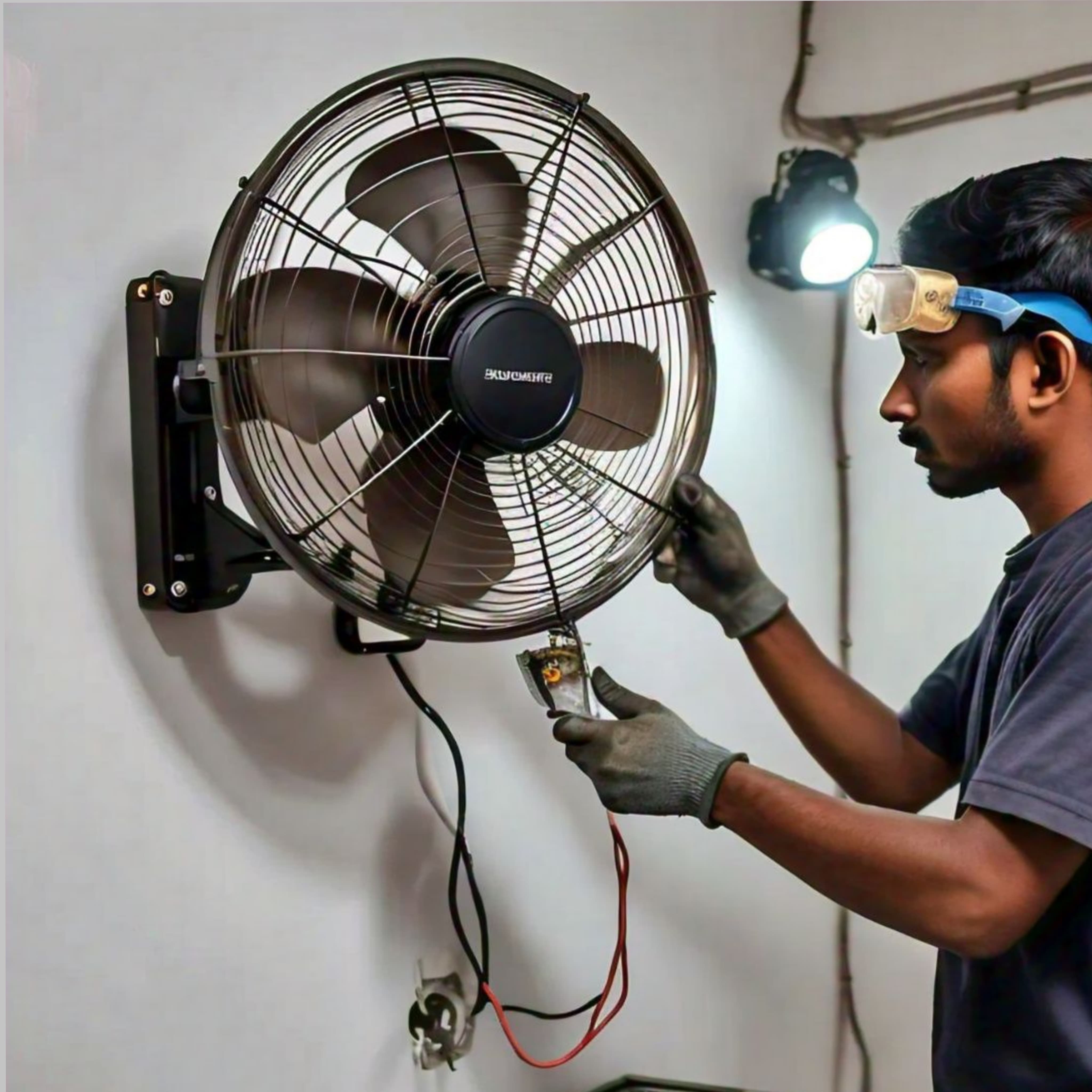 Wall Fan Installation