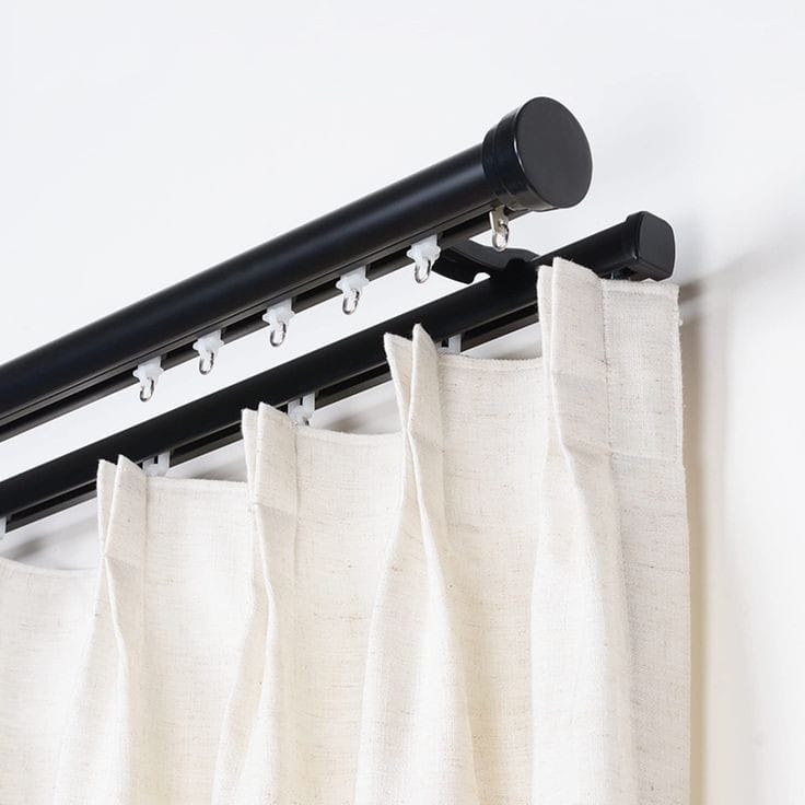 Curtain Rods Installation (2 brackets)