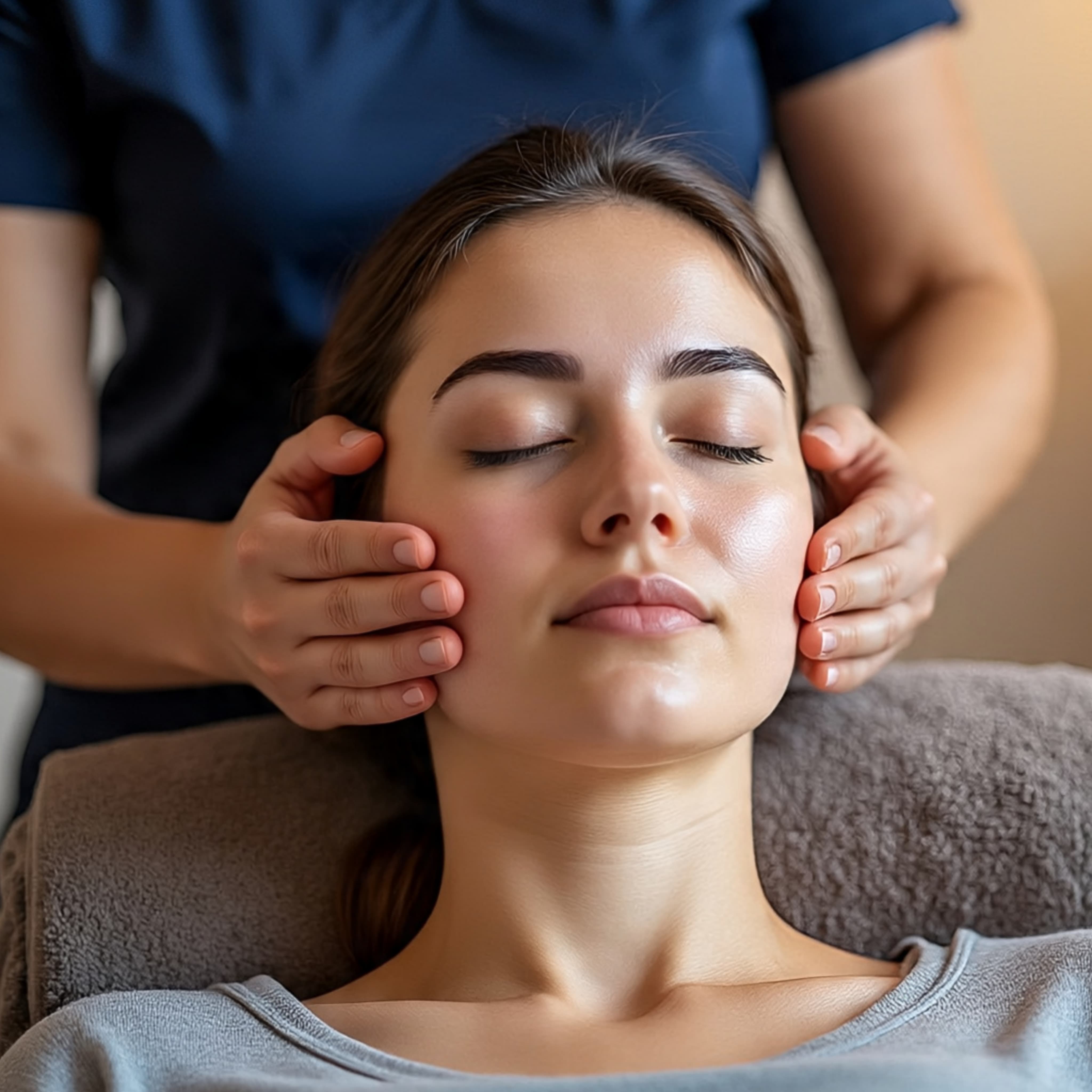 Cooling Face & Eye Massage